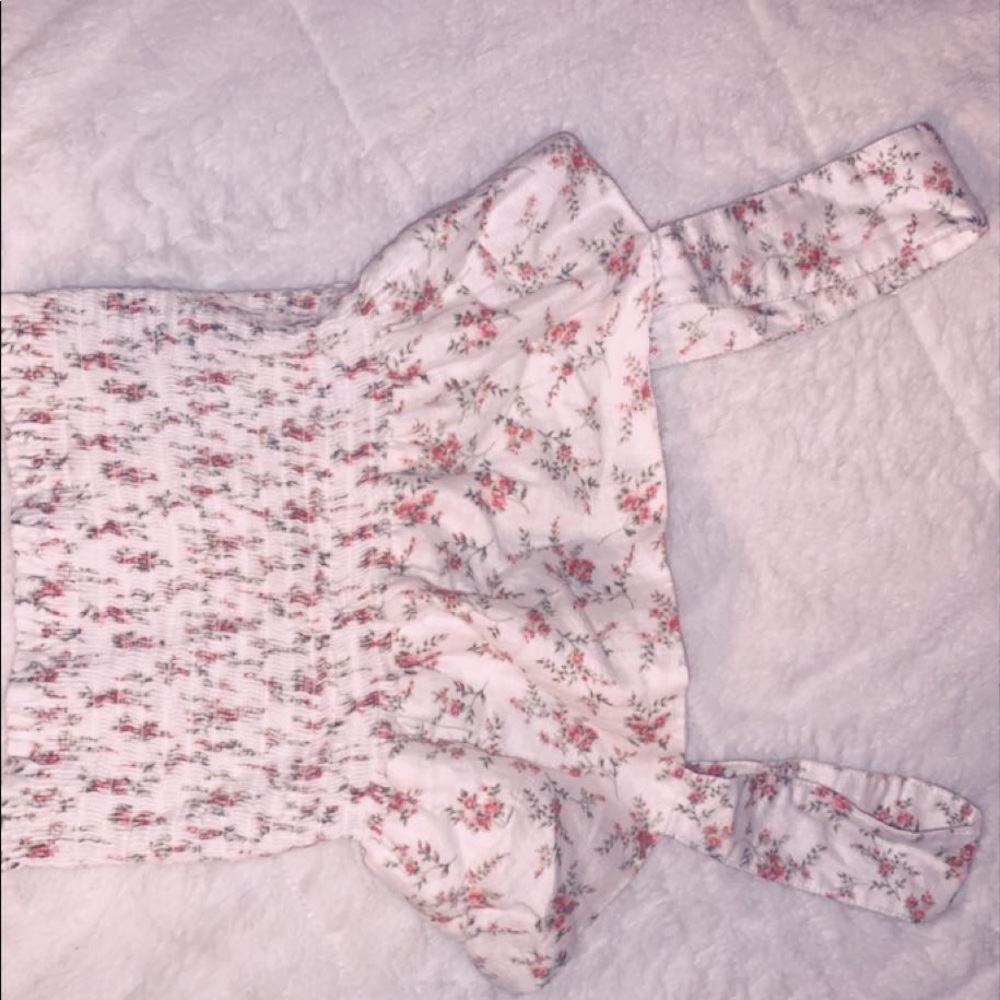 floral crop top